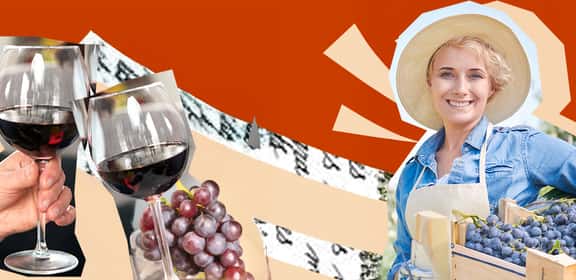 Banner descrittivo donne del vino