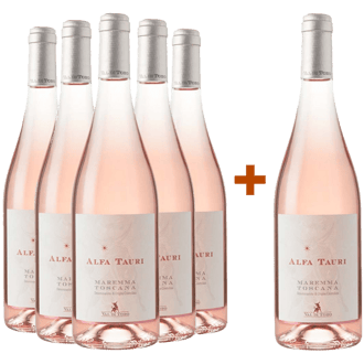 5+1 Alfa Tauri Rosato Maremma Toscana DOC BIO