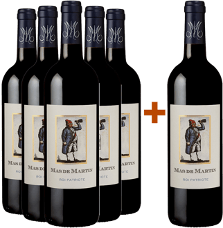 5+1 Paket Cuvée Roi patriote Saint Guilhem IGP
