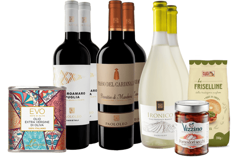 Cantine Paololeo Box degustazione "Tradizioni pugliesi Premium"