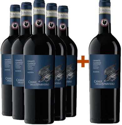 5+1 Casale dello Sparviero Chianti Classico Riserva DOCG BIO