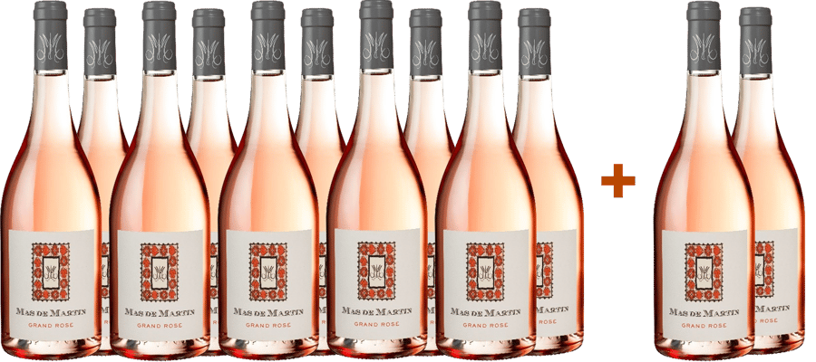 10+2 Paket Cuvée Grand Rosé AOP Languedoc
