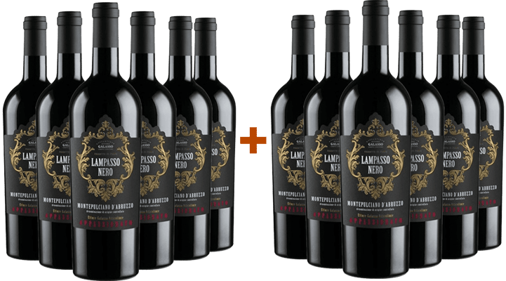 6+6 Lampasso Nero Montepulciano DOC