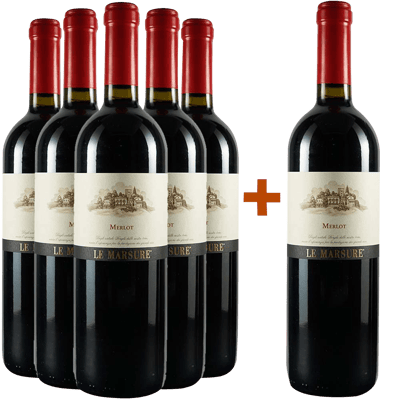 5+1 Merlot Le Marsure Friuli DOC