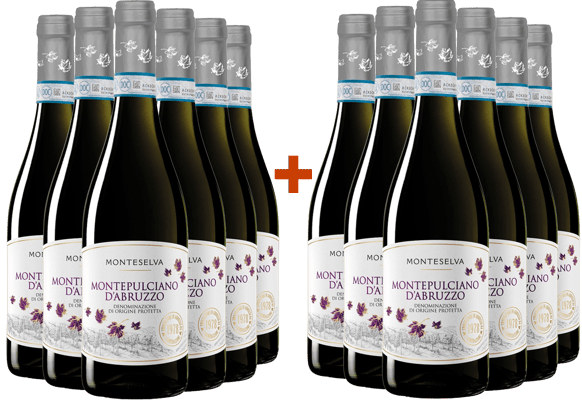 6+6 Paket Montepulciano d'Abruzzo