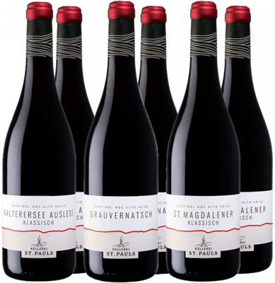 Kellerei St. Pauls Box Degustazione Rossi leggeri dell´Alto Adige