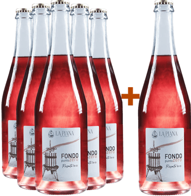 5+1 Fondo Punto Zero Rosato Lambrusco Grasparossa di Castelvetro DOC BIO