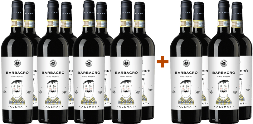 8+4 Barbacrò Vino Rosso BIO
