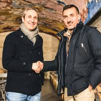 winemaker Mario Ronco and director Dario Pepe Agricola Bellaria