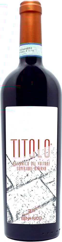 2019 Titolo Riserva Aglianico del Vulture DOCG BIO