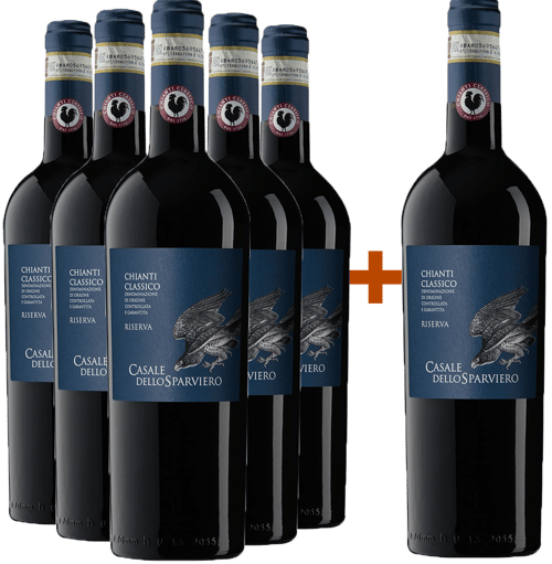 5+1 Casale dello Sparviero Chianti Classico Riserva DOCG BIO