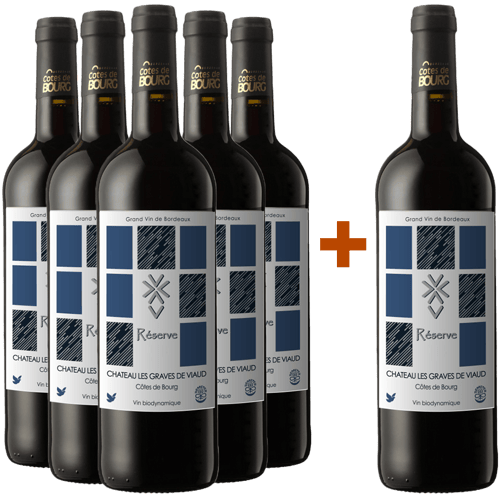 5+1 "Réserve" Côtes de Bourg AOP BIO