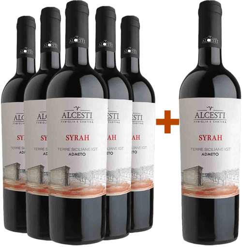 5+1 Admeto Syrah Terre Siciliane IGP