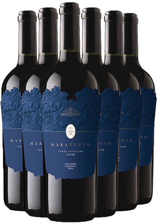 Montemajor Box Promozionale Maravento Syrah Terre Siciliane IGP