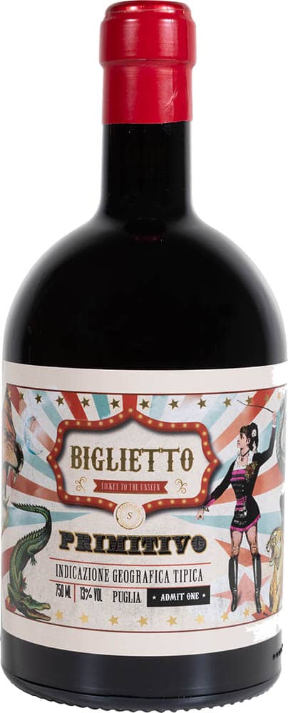 2024 Biglietto Primitivo Puglia IGP