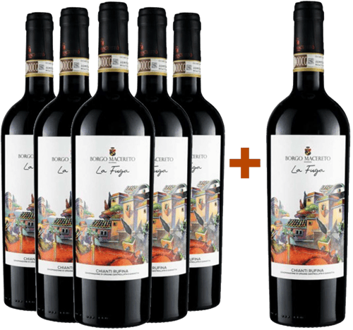 5+1 La Fuga Chianti Rufina DOCG BIO