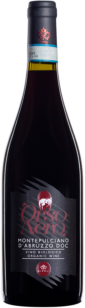 2018 Orso Nero Montepulciano D'Abruzzo DOC BIO