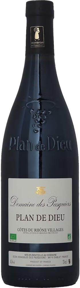2023 Côtes du Rhône villages Plan de Dieu AOP BIO 2023 Côtes du Rhône villages Plan de Dieu AOP BIO