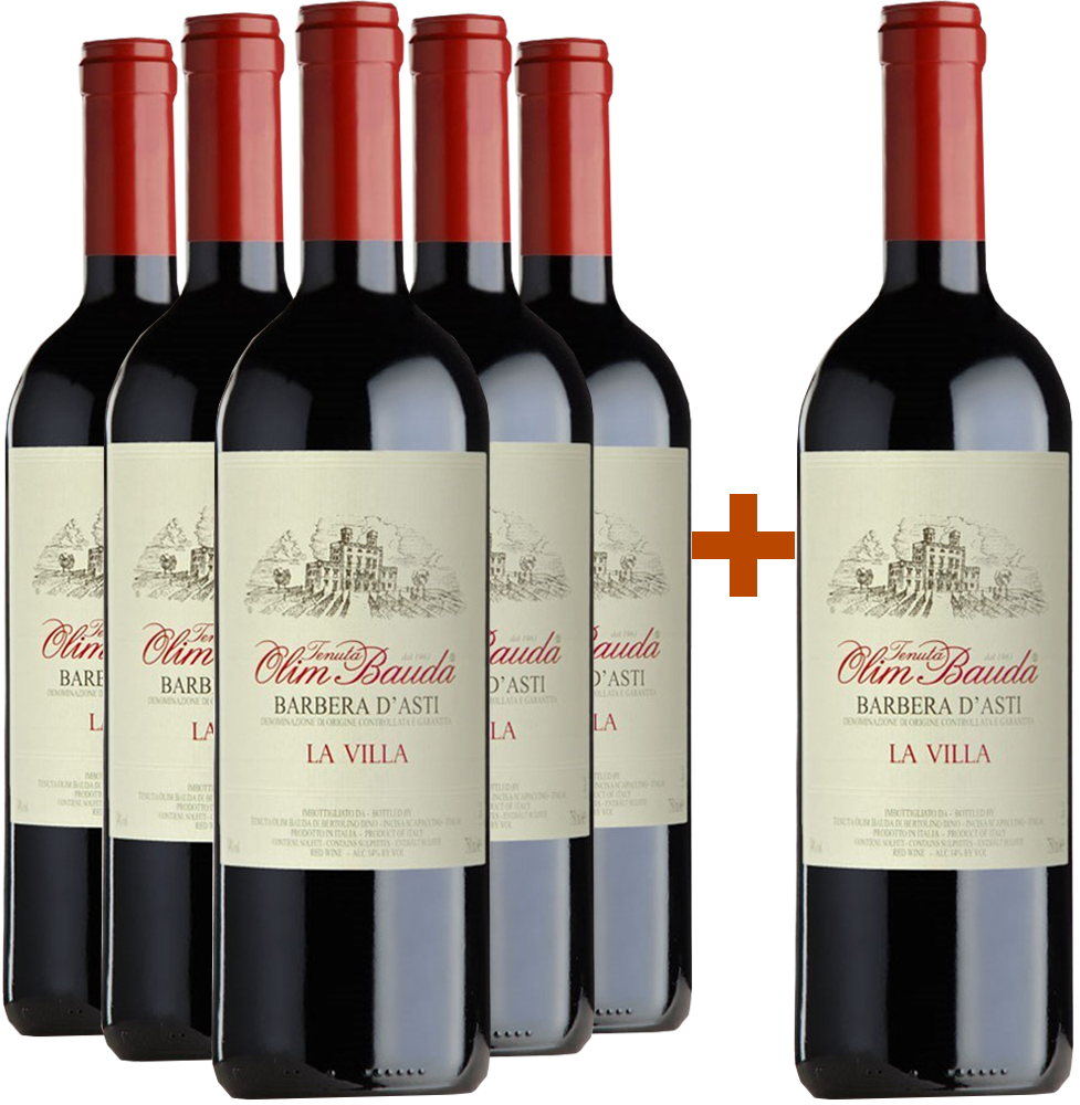 5+1 La Villa Barbera d’Asti DOCG BIO 5+1 La Villa Barbera d’Asti DOCG BIO
