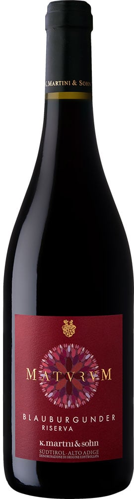 2022 Maturum Pinot Nero Riserva Alto Adige DOC 2022 Maturum Pinot Nero Riserva Alto Adige DOC