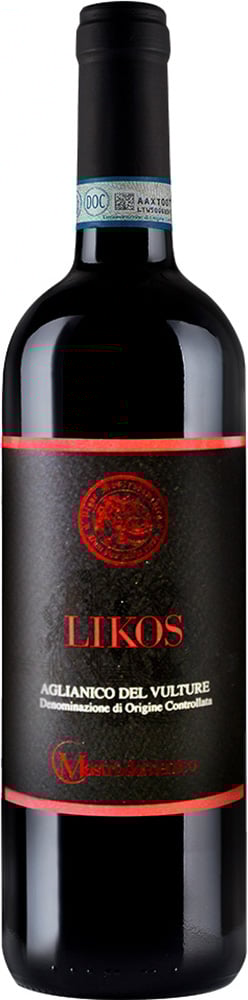 2019 Likos Aglianico del Vulture DOC 2019 Likos Aglianico del Vulture DOC