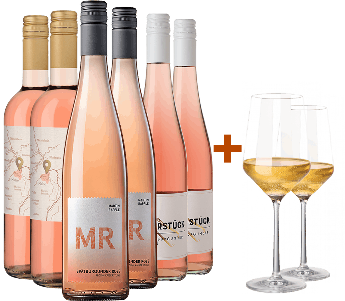 WirWinzer Select Rosé Entdecker Gläser-Paket
