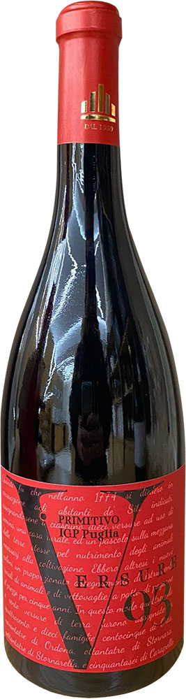2018 Versure 93 Primitivo Puglia IGP