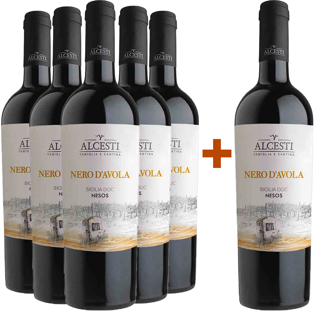 5+1 Nesos Nero D'Avola Sicilia DOC