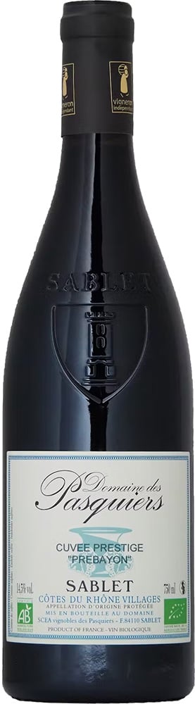 2022 Côtes du Rhône villages Sablet Cuvée Prestige AOP BIO 2022 Côtes du Rhône villages Sablet Cuvée Prestige AOP BIO