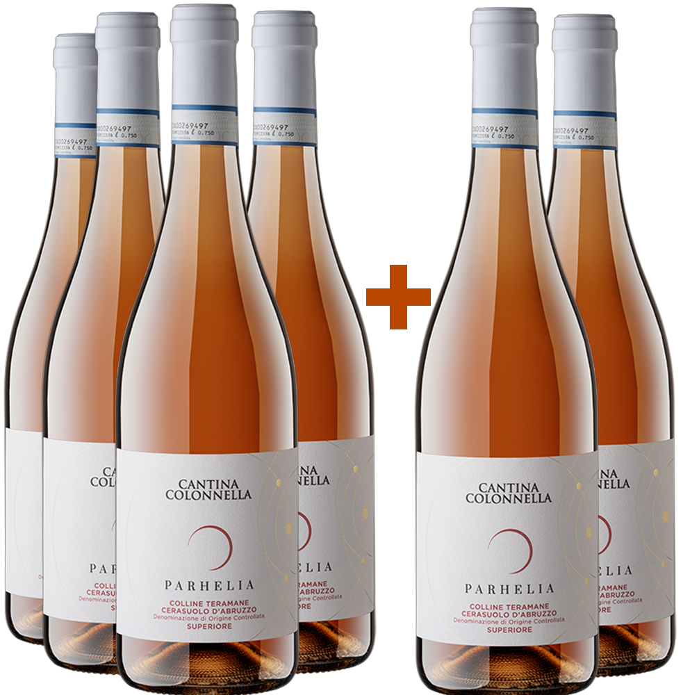 4+2 Parhelia Colline Teramane Cerasuolo d'Abruzzo Superiore DOC 4+2 Parhelia Colline Teramane Cerasuolo d'Abruzzo Superiore DOC