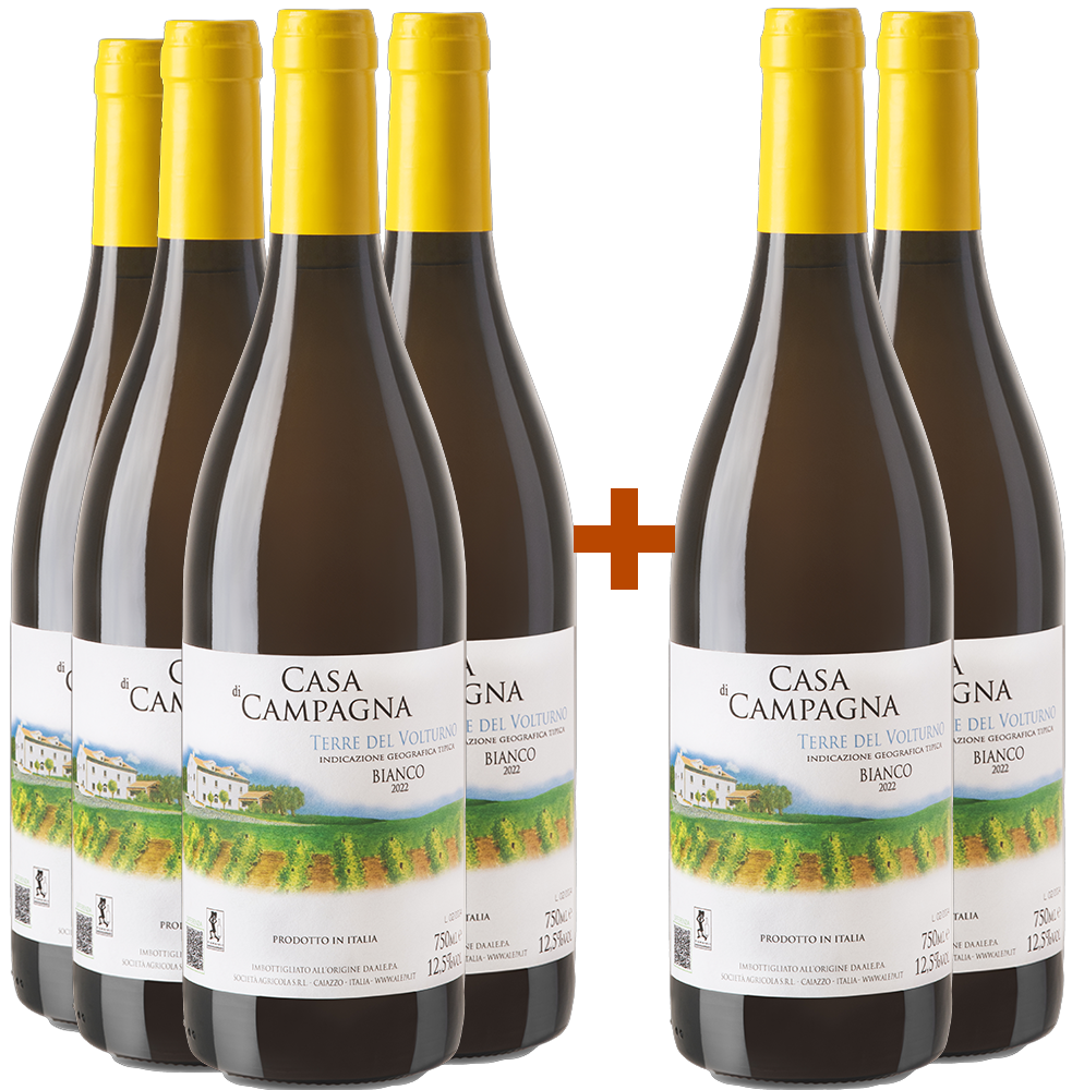 4+2 Casa di Campagna Terre del Volturno IGP Bianco 4+2 Casa di Campagna Terre del Volturno IGP Bianco