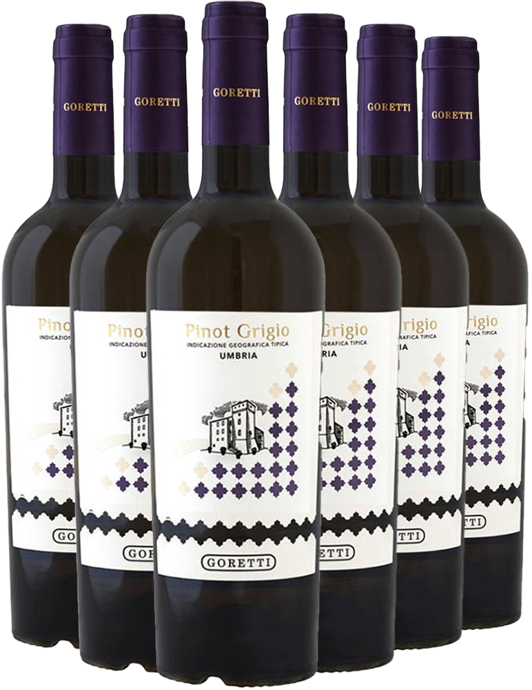 Goretti Box Promozionale Pinot Grigio Umbria IGP Goretti Box Promozionale Pinot Grigio Umbria IGP