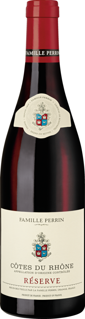 Famille Perrin 2023 Famille Perrin Côtes du Rhône Réserve Rouge