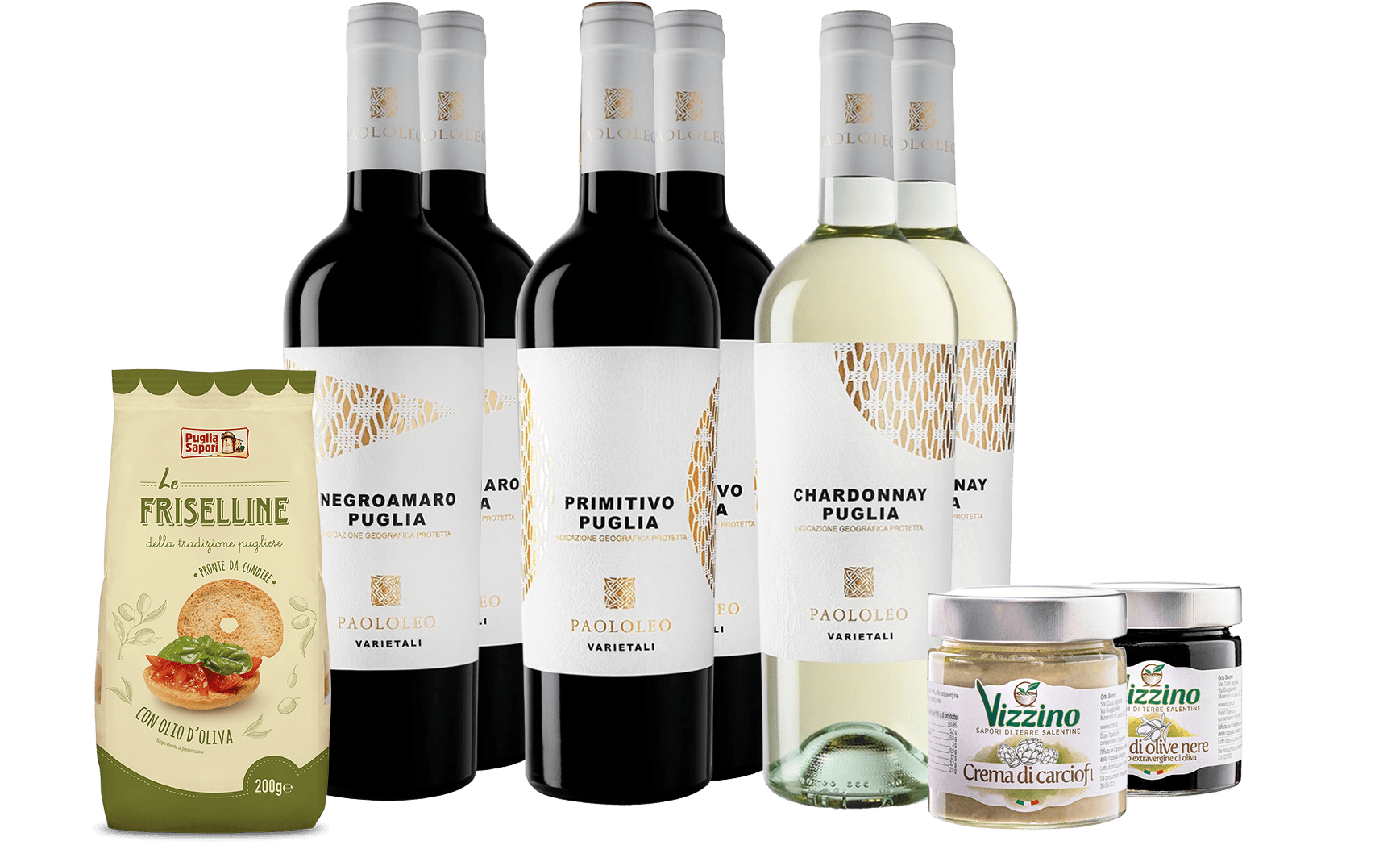 Cantine Paololeo Box Degustazione "Sapori dalla Puglia" Cantine Paololeo Box Degustazione "Sapori dalla Puglia"