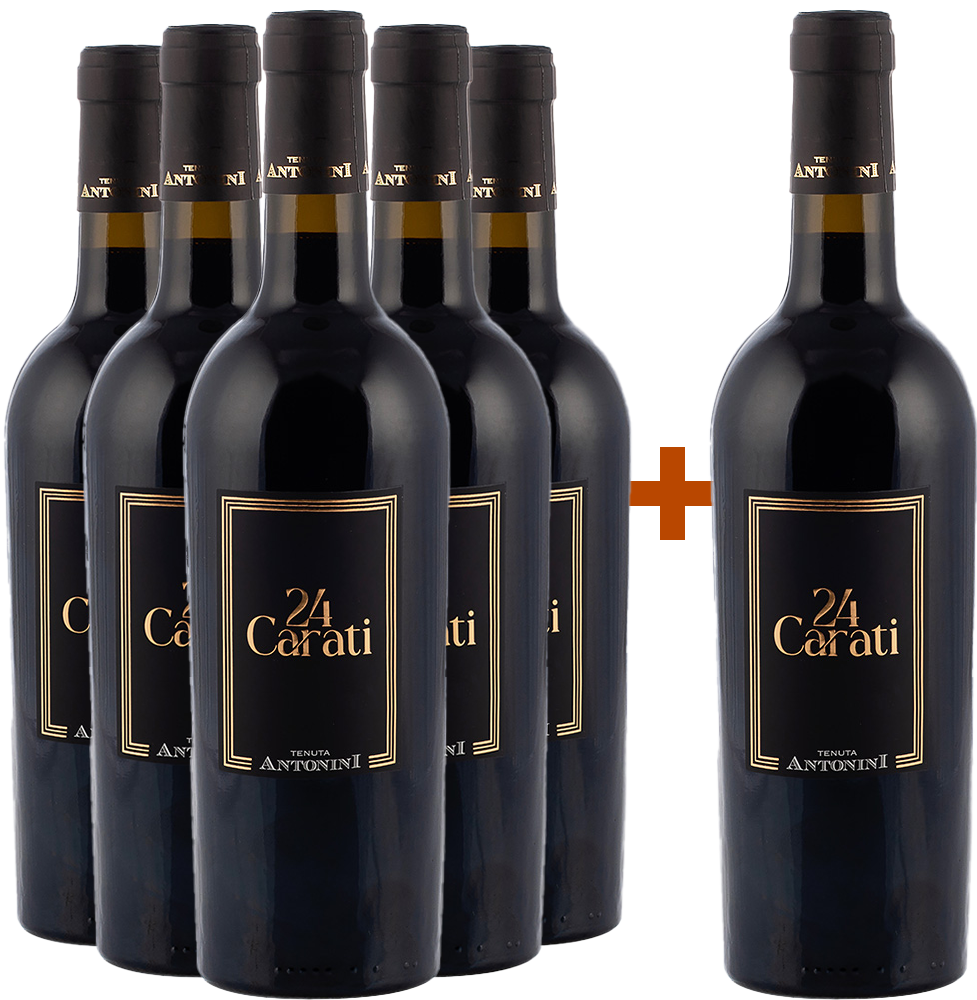 5+1 24 Carati Rosso  5+1 24 Carati Rosso