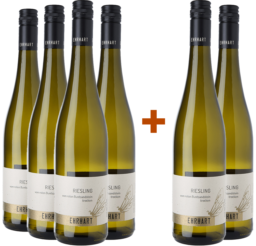 Weingut Ehrhart 4+2 Ehrhart Riesling vom Buntsandstein BIO