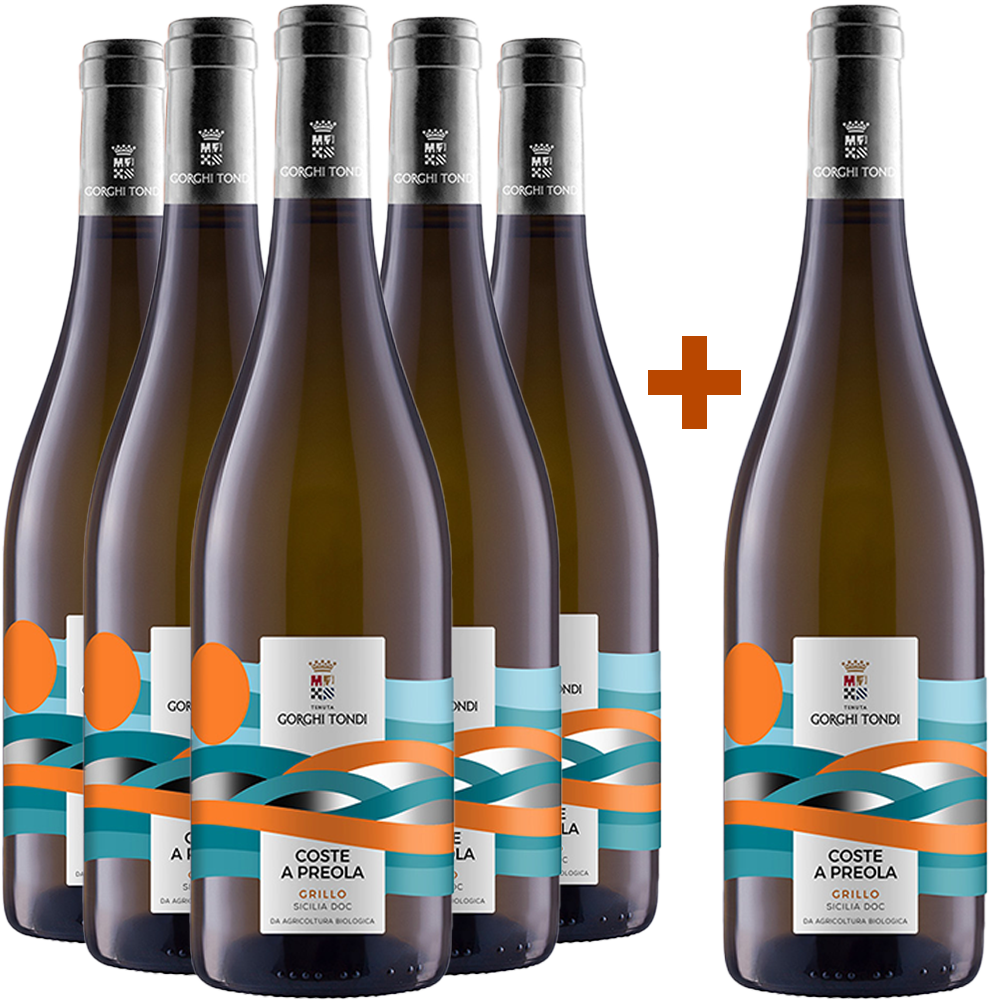 5+1 Coste a Preola Grillo Sicilia DOC BIO 5+1 Coste a Preola Grillo Sicilia DOC BIO