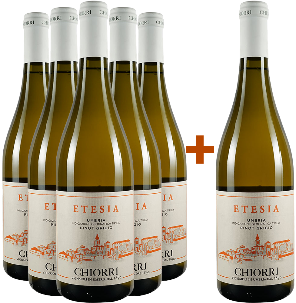 5+1 Etesia Pinot Grigio Umbria IGP 5+1 Etesia Pinot Grigio Umbria IGP