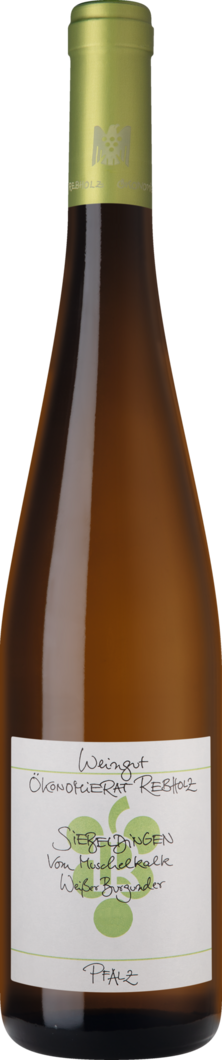 Weingut Rebholz 2023 Siebeldinger Weissburgunder Muschelkalk BIO