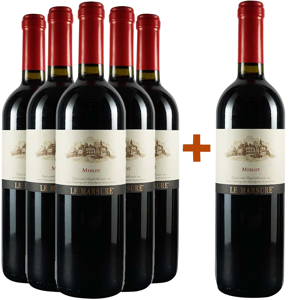5+1 Merlot Le Marsure Friuli DOC 5+1 Merlot Le Marsure Friuli DOC