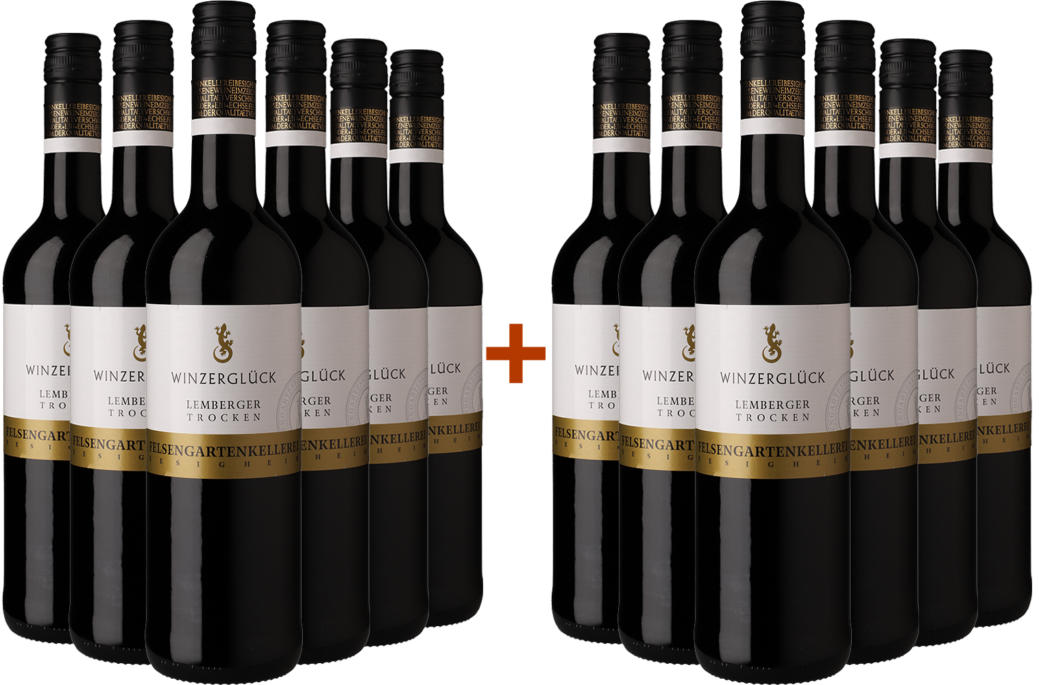 Felsengartenkellerei Besigheim 6+6 Paket Winzerglück Lemberger