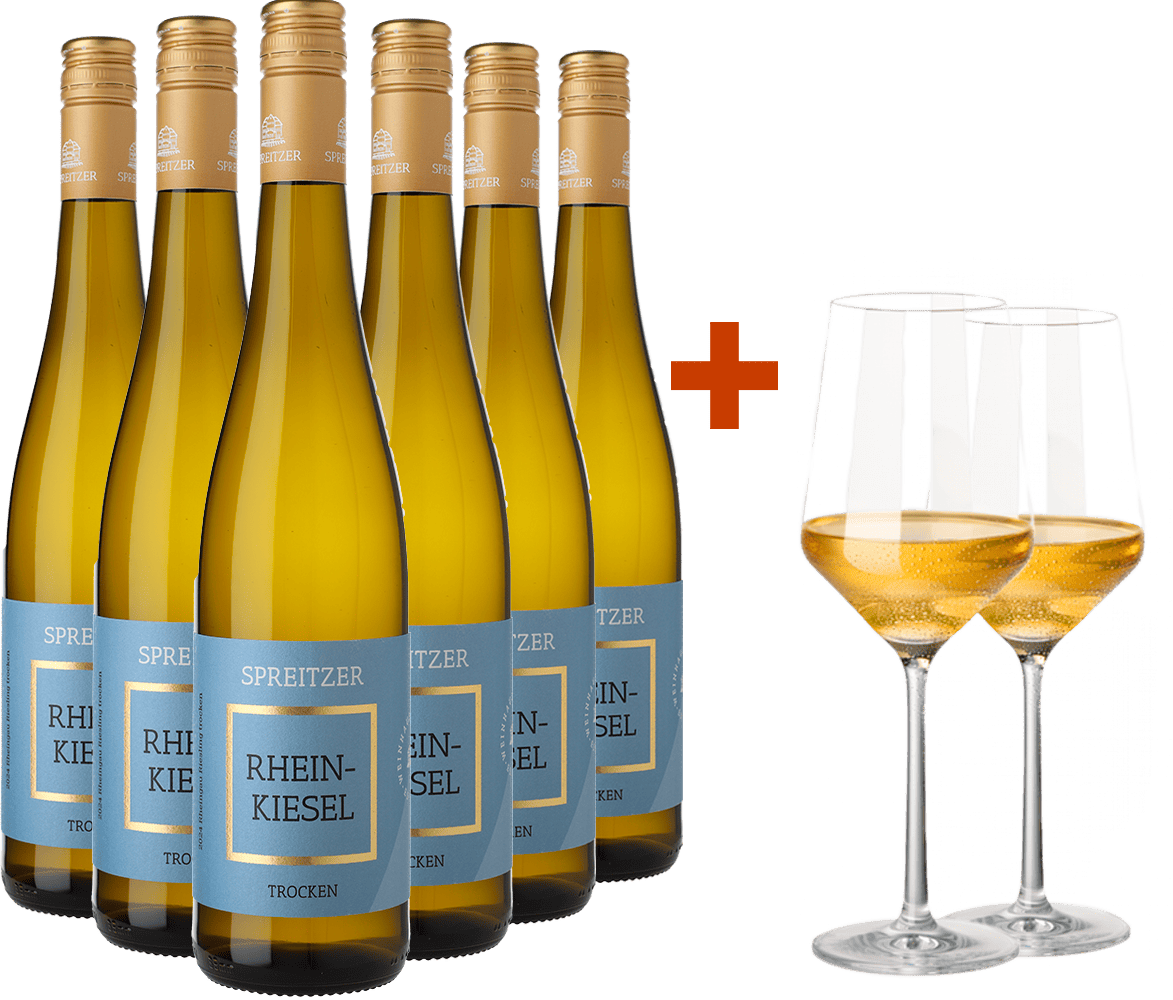 WirWinzer Select Riesling-Paket mit gratis Gläsern