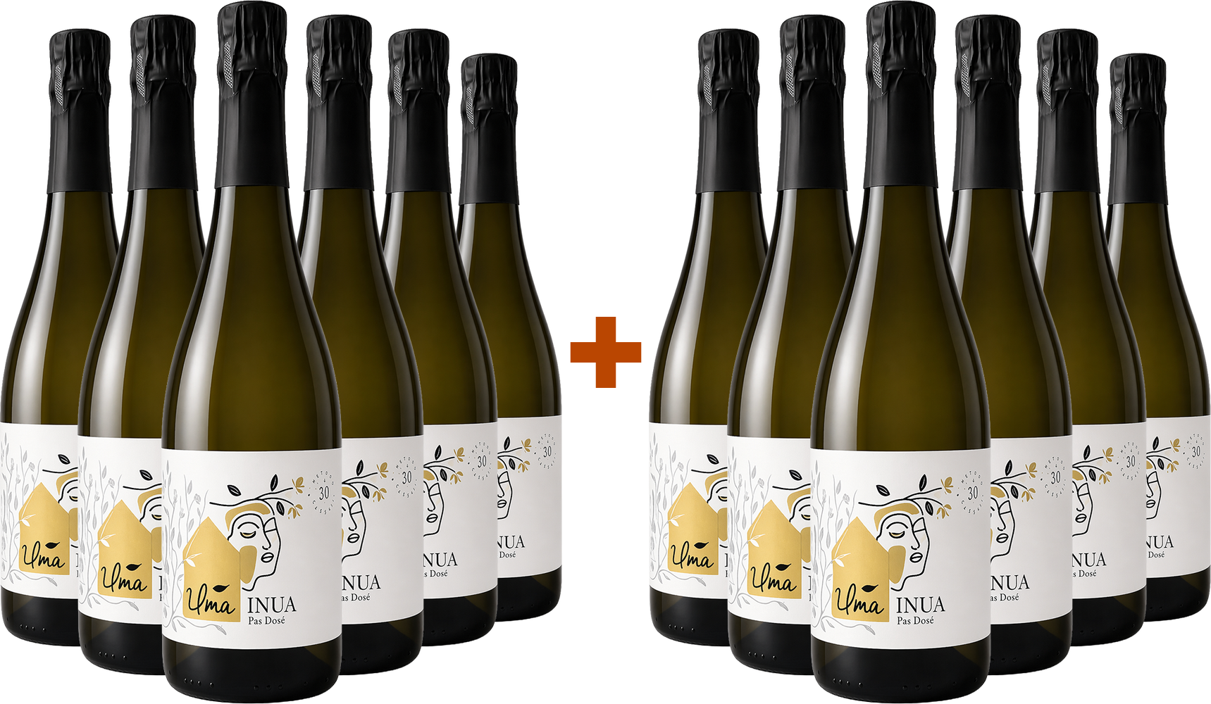 6+6 Inua - Limited edition - Pas dose 30 Mesi metodo tradizionale BIO
