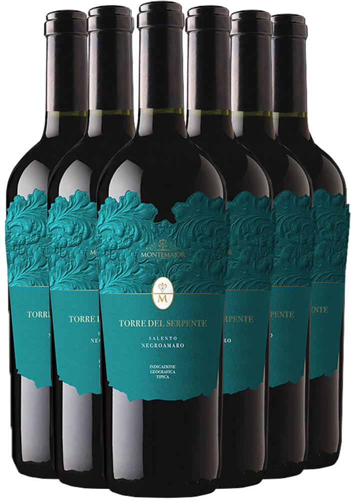 Montemajor Box Promozionale Torre del Serpente Negroamaro Salento IGP Montemajor Box Promozionale Torre del Serpente Negroamaro Salento IGP