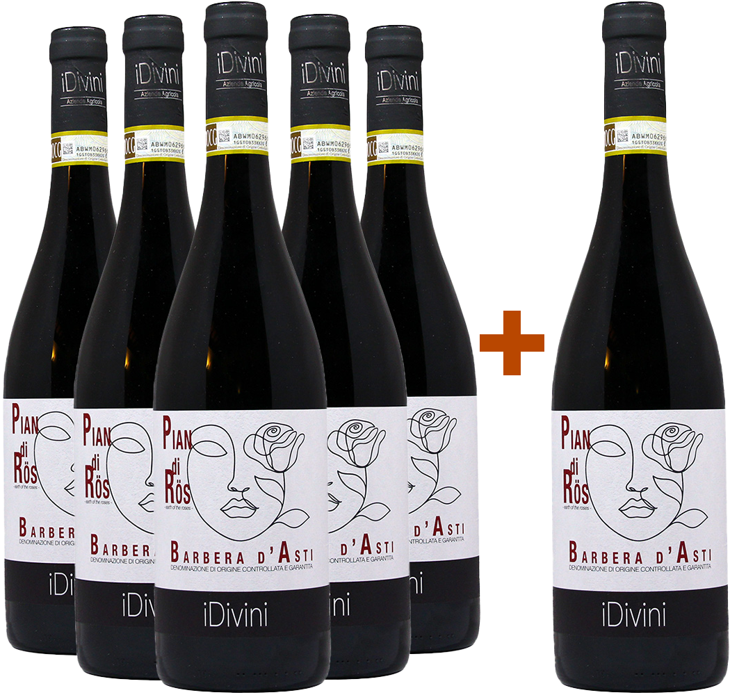 5+1 Pian di Rös Barbera d’Asti DOCG 5+1 Pian di Rös Barbera d’Asti DOCG