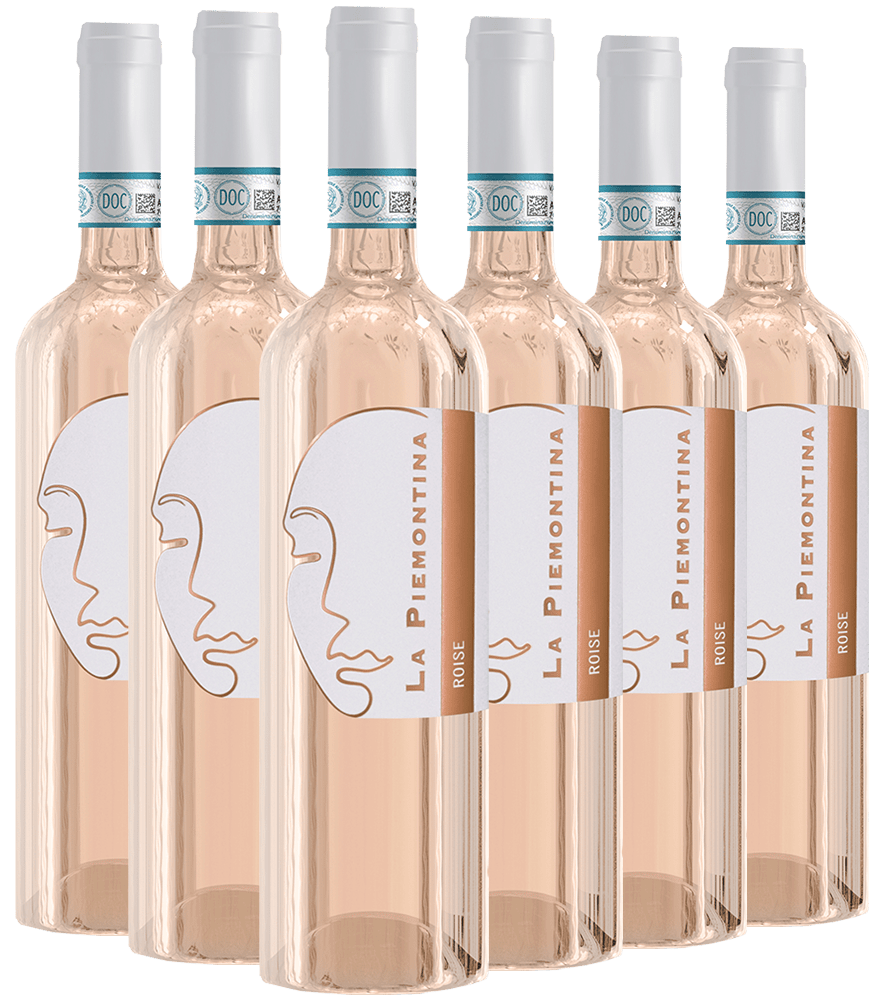 Box Promozionale La Piemontina Roise Colline Novaresi Rosato DOC
