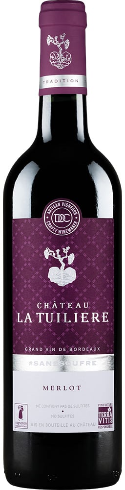 2022 Château La Tuilière #SansSoufre Bordeaux AOP 2022 Château La Tuilière #SansSoufre Bordeaux AOP