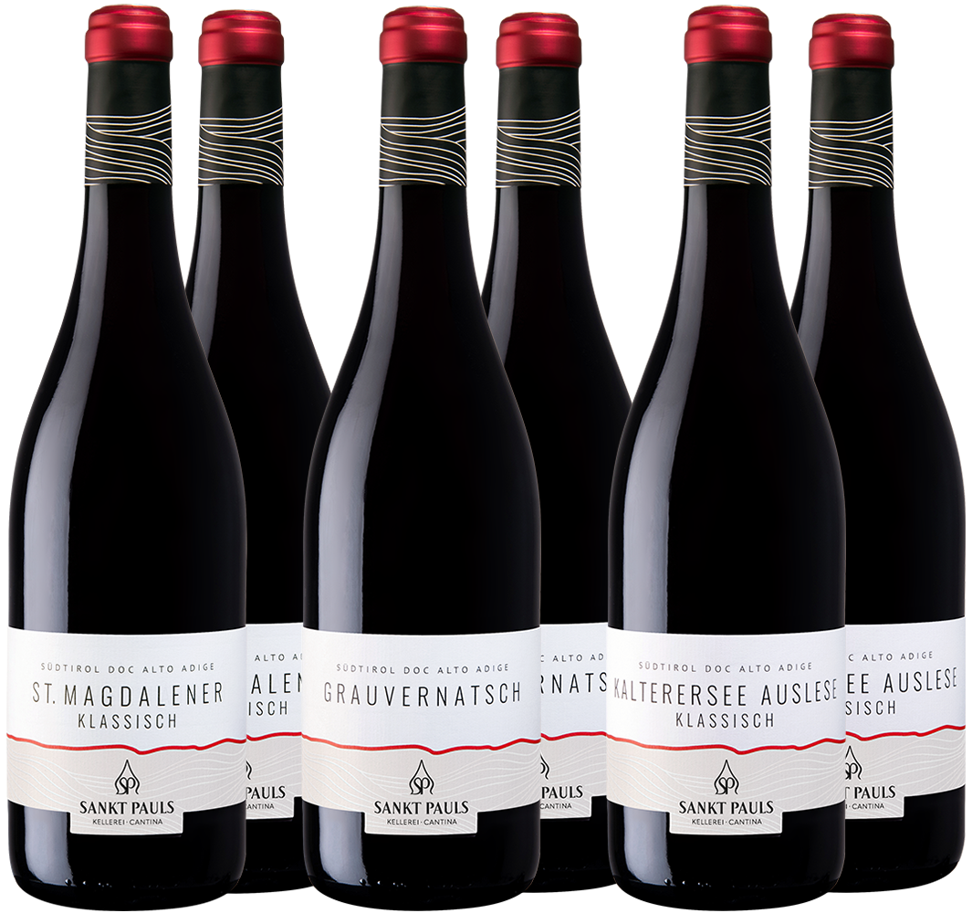 SANKT PAULS Kellerei – Cantina Box Degustazione Rossi leggeri dell´Alto Adige
