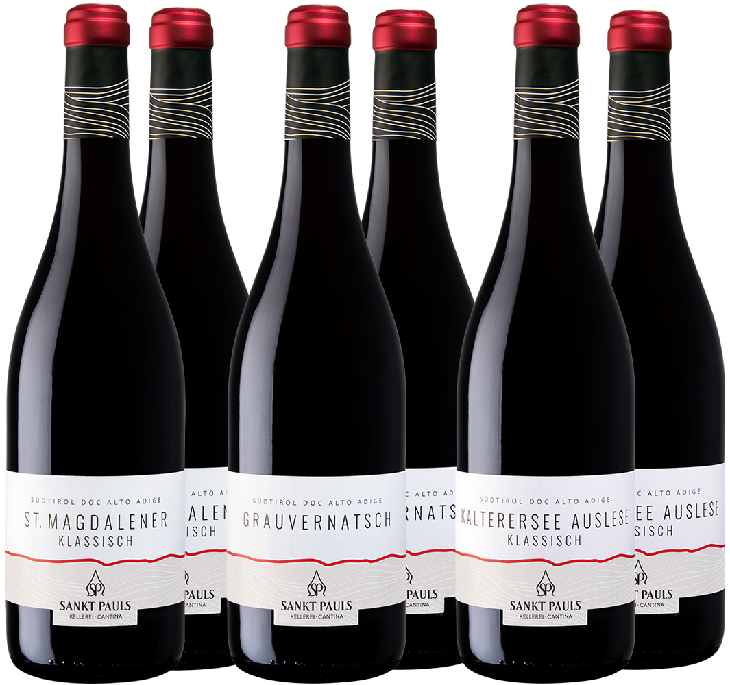 SANKT PAULS Kellerei – Cantina Box Degustazione Rossi leggeri dell´Alto Adige SANKT PAULS Kellerei – Cantina Box Degustazione Rossi leggeri dell´Alto Adige