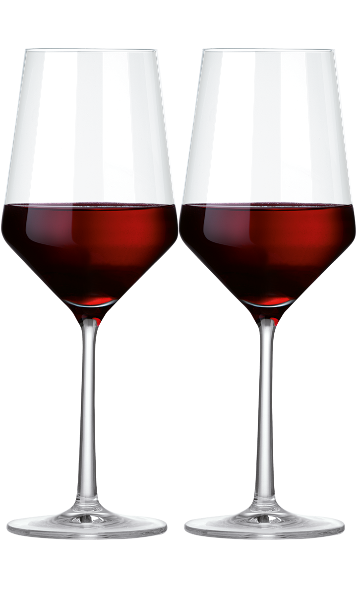 WirWinzer Select 2er-Set Zwiesel Kristallglas Pure Rotwein-Glas
